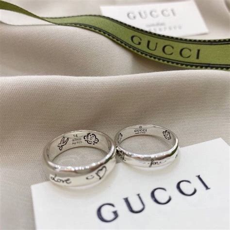 gucci custom ring|Gucci couple ring.